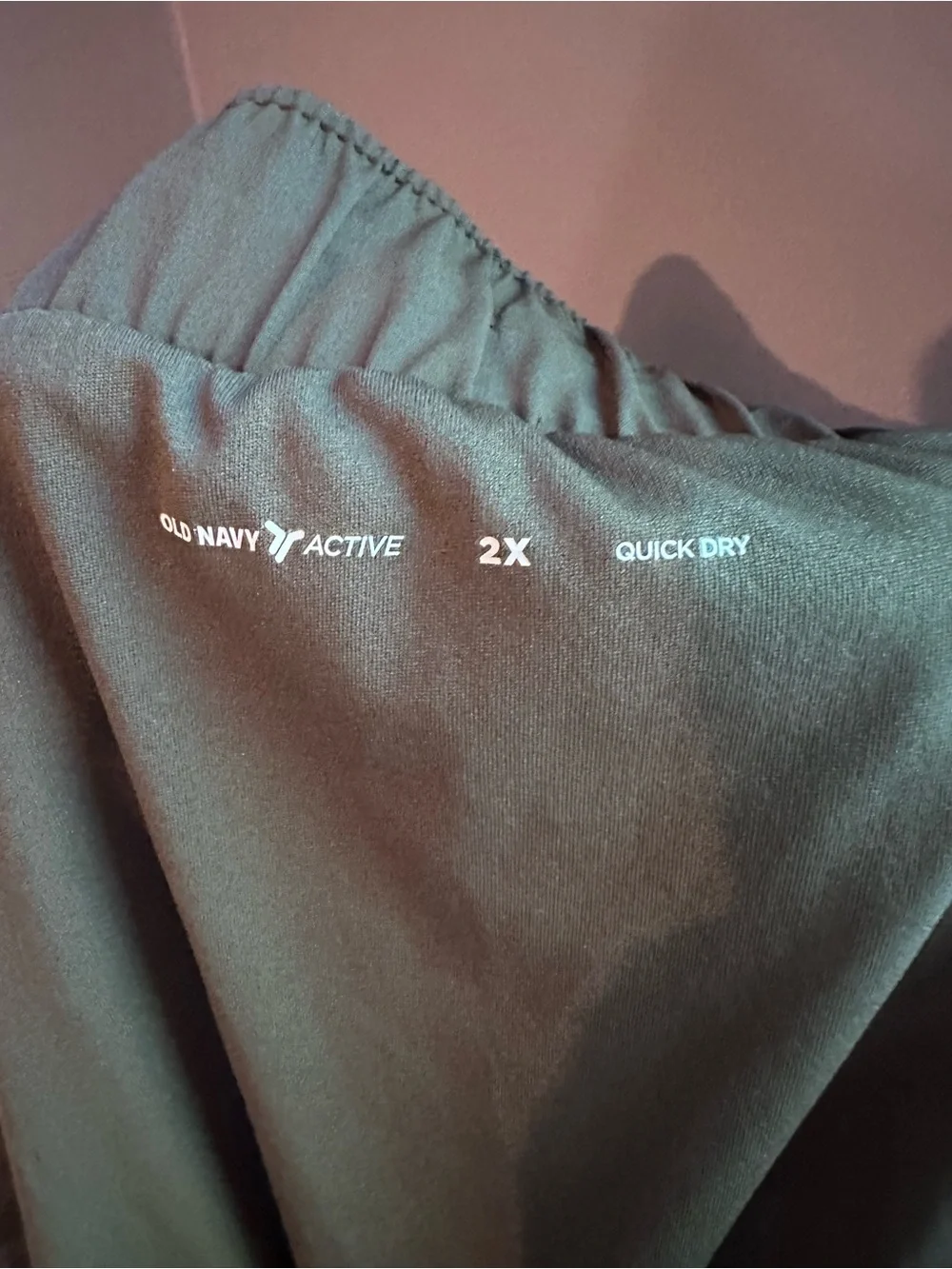Old Navy Mid Rise Stretch Athletic Tech Run Shorts Size 2X Green